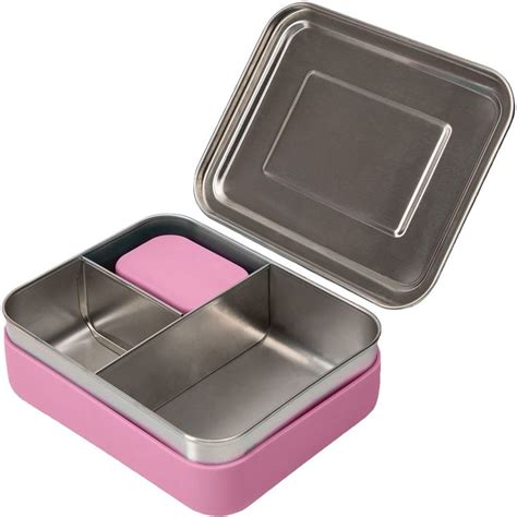 WeeSprout 18/8 Stainless Steel Bento Box (Compact Lunch Box) 